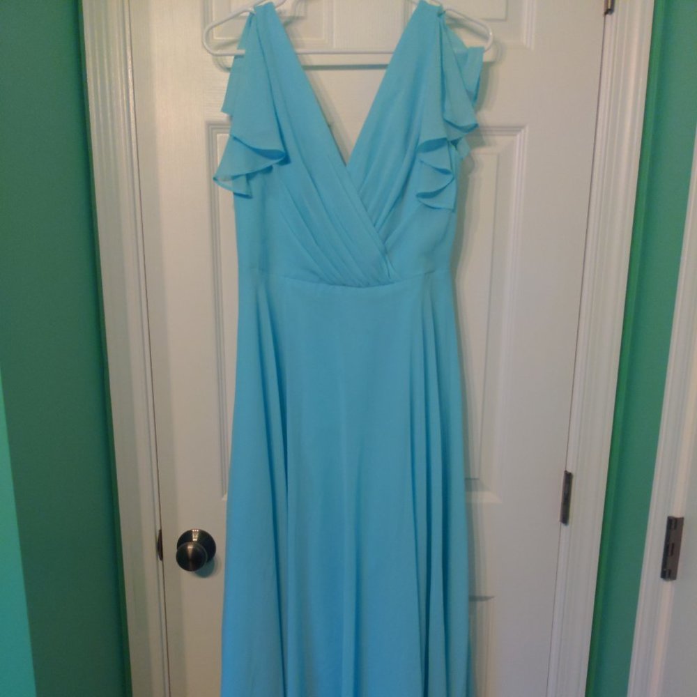 David's bridal Celebrate full length dress - size 8